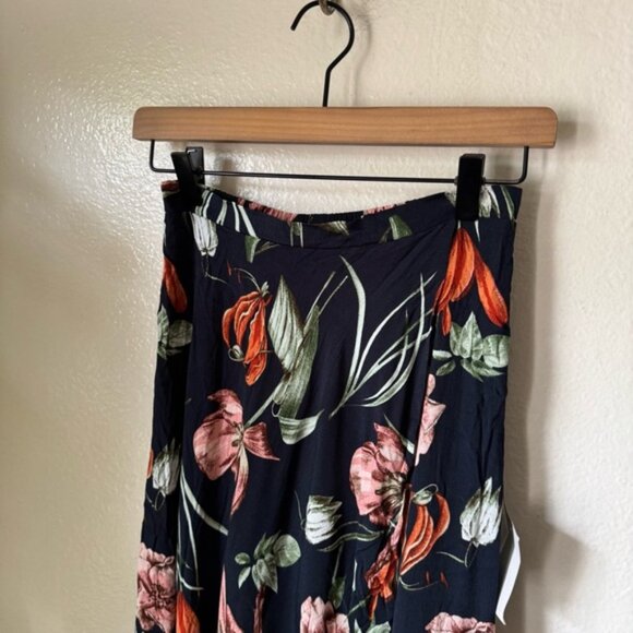 Lulus | Magdalena Navy Blue Floral Print Two-Piece Maxi Dress - Picture 7 of 10